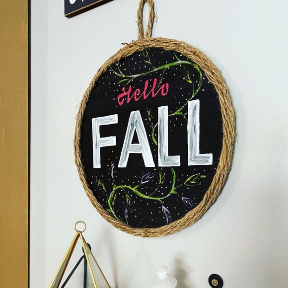 Hello Fall Sign - Picture 3 of 3